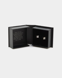 NXS Square Cut Earrings Gold