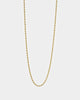 NXS 2mm Rope Necklace Gold