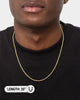 NXS 2mm Rope Necklace Gold