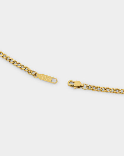 NXS 3mm Micro Cuban Chain Gold