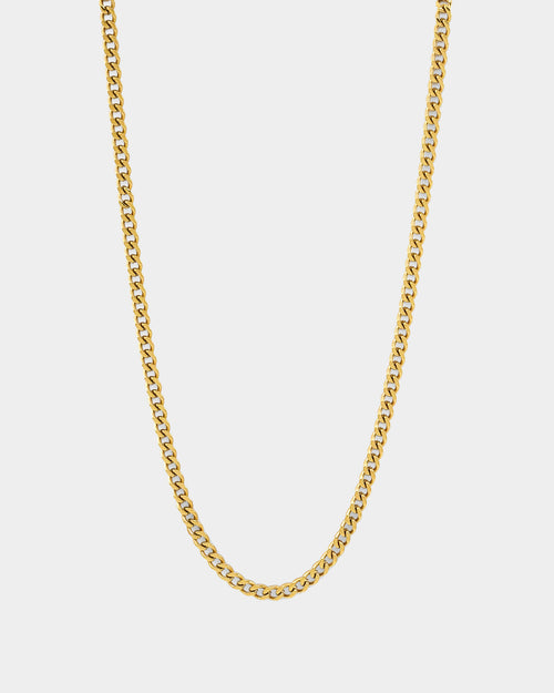 NXS 3mm Micro Cuban Chain Gold