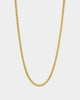 NXS 3mm Micro Cuban Chain Gold