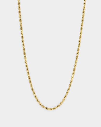 NXS 3mm Rope Chain Gold