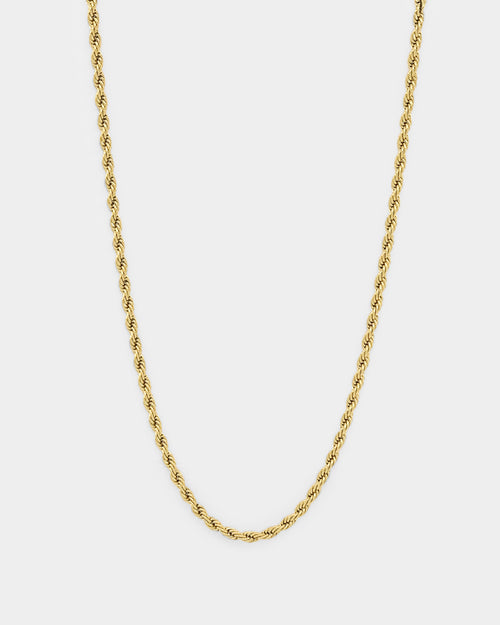 NXS 3mm Rope Chain Gold