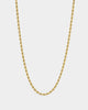 NXS 3mm Rope Chain Gold