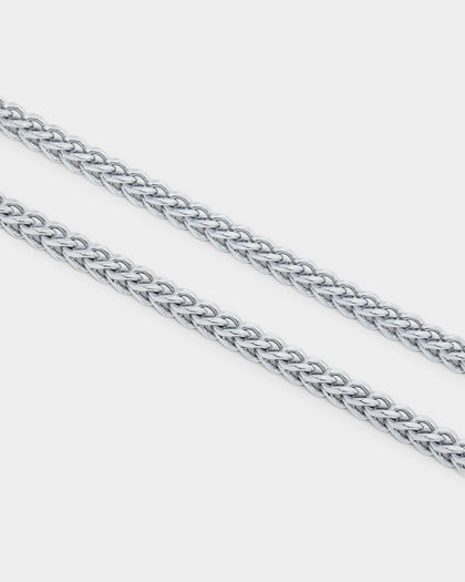 NXS 4mm Franco Chain White Gold