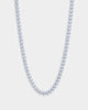 NXS 7mm Cuban Chain White Gold