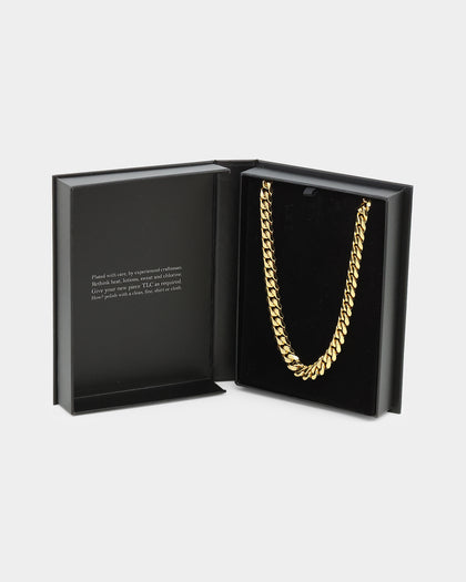 NXS 10mm Cuban Chain Gold