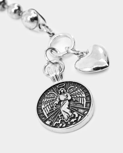 Wild For The Weekend Arkangel T-Bar Necklace Silver