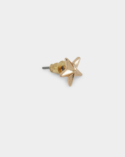 Wild for the Weekend pop punk star earring set Gold