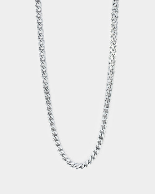 NXS 4mm Franco Necklace White Gold