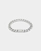 NXS 10mm Cuban Link Bracelet White Gold