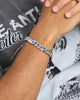 NXS 10mm Cuban Link Bracelet White Gold