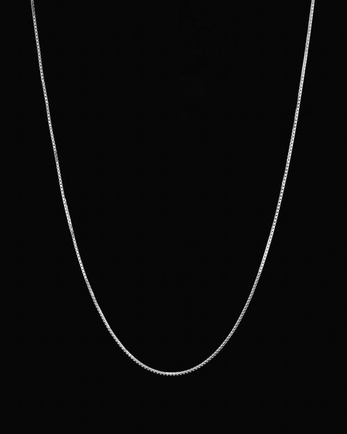 House Of Auric Micro Box Chain Sterling Silver