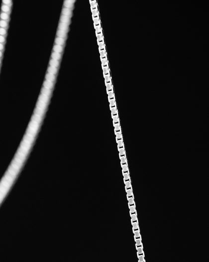 House Of Auric Micro Box Chain Sterling Silver