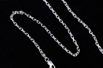 House Of Auric Straight Cut Cable Chain Sterling Silver