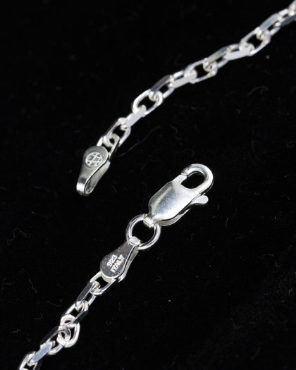 House Of Auric Straight Cut Cable Chain Sterling Silver