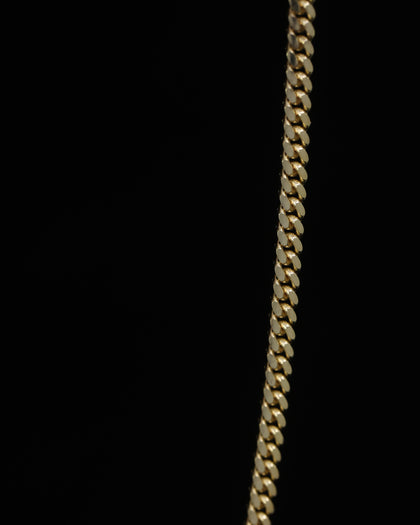 House Of Auric Cuban Link 2.5mm 20" Chain Gold