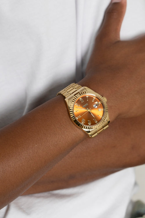 Saint Morta Felix Avila Watch Gold/Orange