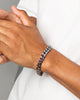 Guess Mainline 4DC 8mm Curb Chain Bracelet Iridescent