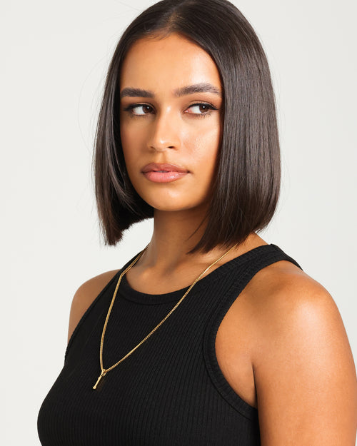 NXS College Number Pendant Gold