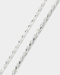 House Of Auric 2.5mm Rope Bracelet Sterling Silver