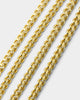 House Of Auric 5mm Cuban Bracelet Set 18k Gold Vermeil