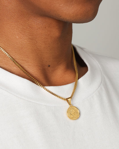 NXS English Coin Pendant Gold