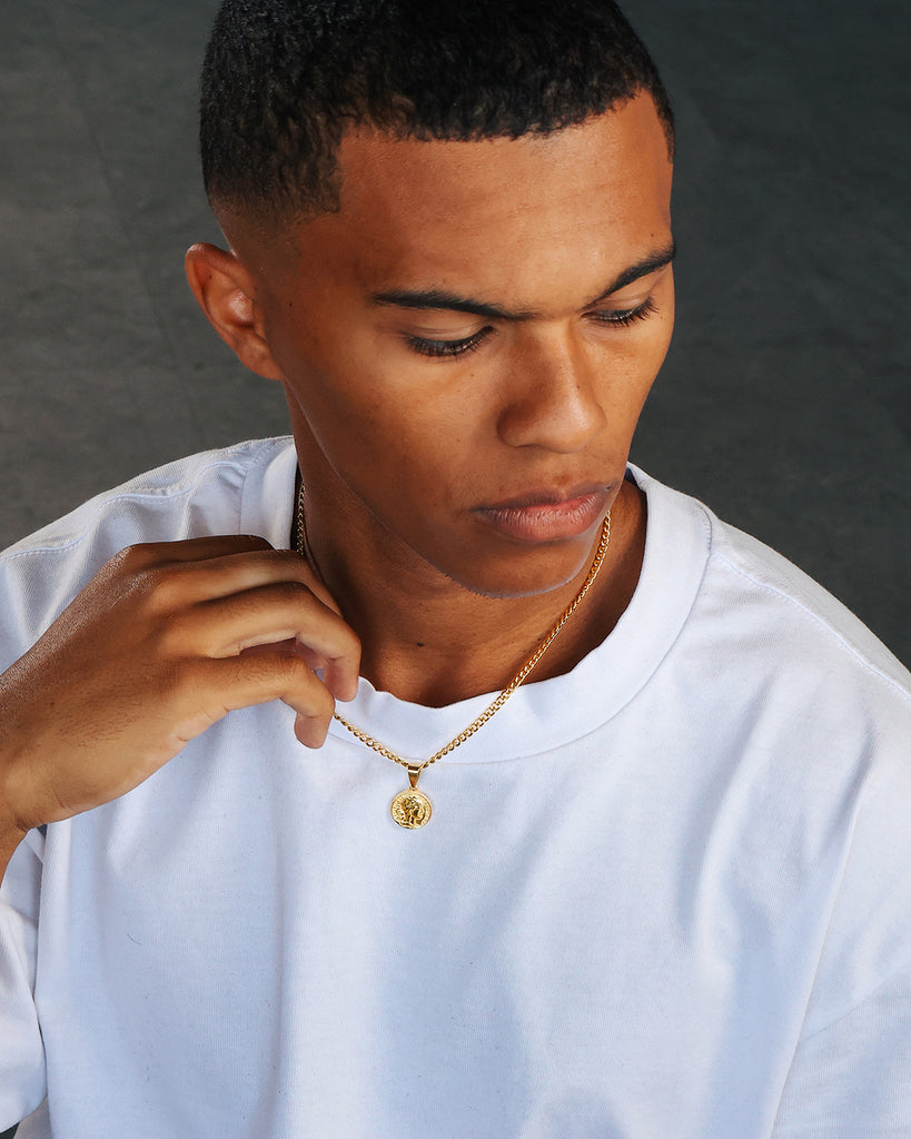 NXS Gladiator Coin Pendant Gold Culture Kings