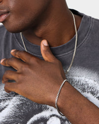 INFRA Box Chain Bracelet Stainless Steel