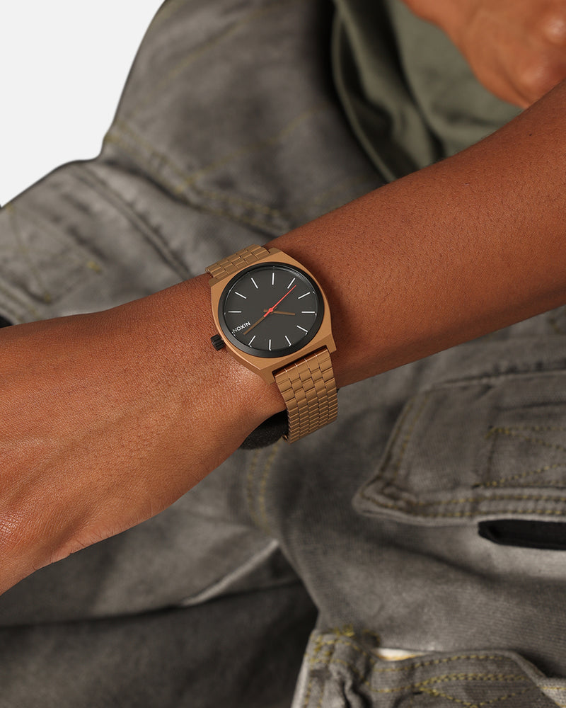 Buy Nixon Time Teller Watch Bronze/Black with crypto