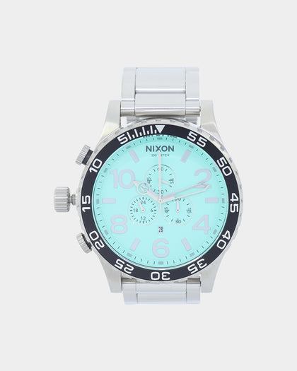 Nixon 51-30 Chrono Silver/Turquoise