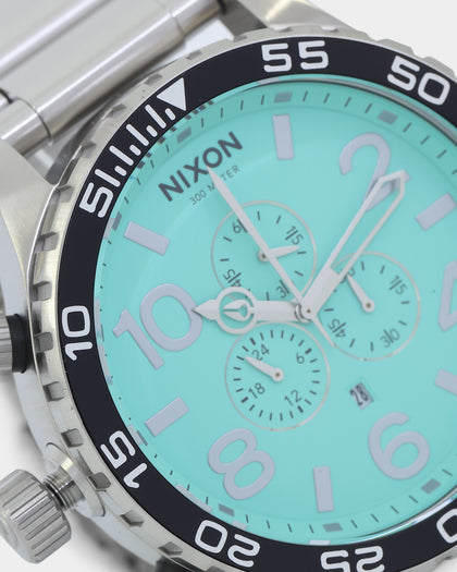 Nixon 51-30 Chrono Silver/Turquoise