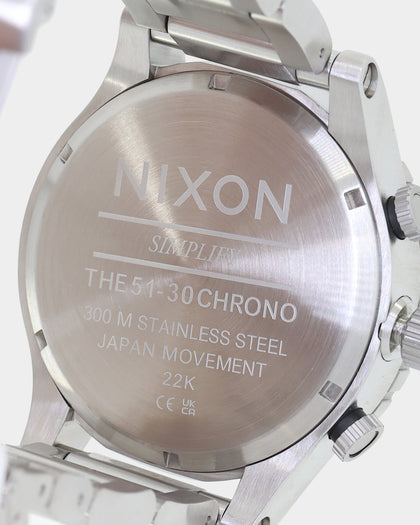 Nixon 51-30 Chrono Silver/Turquoise