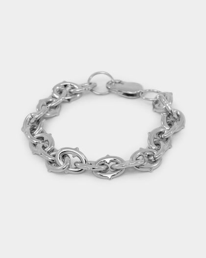 Loiter Spiked Pig Bracelet Stainless Steel