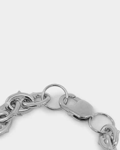 Loiter Spiked Pig Bracelet Stainless Steel