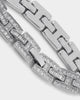 NXS Iced Razor Bracelet Iced White Gold