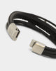 Saint Morta Leather Corium Bracelet Black