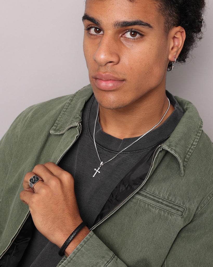 NXS Crusaders Tennis Necklace Iced White Gold Culture Kings