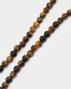 NXS Tiger Eye Necklace Steel/Brown
