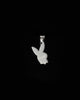 Playboy By House Of Auric Playboy Bunny Pendant Sterling Silver