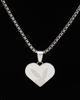 Playboy By House Of Auric Playboy Heart Pendant Sterling Silver