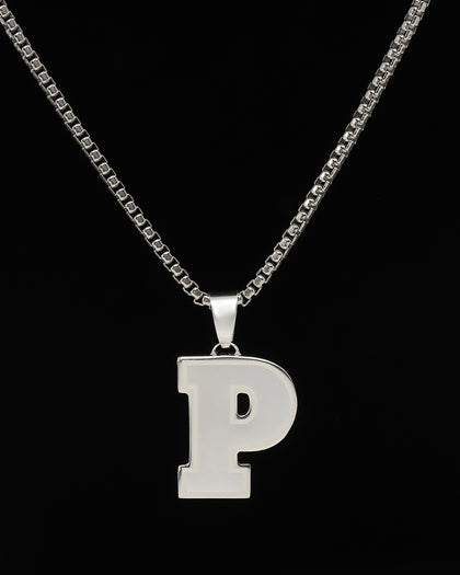 Playboy By House Of Auric Playboy P Pendant Sterling Silver