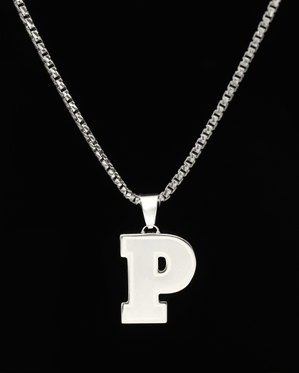 Playboy By House Of Auric Playboy P Pendant Sterling Silver