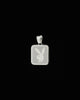 Playboy By House Of Auric Playboy Square Pendant Sterling Silver