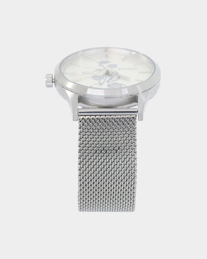 Carre Tourbillion Watch Silver