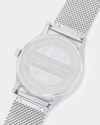 Carre Tourbillion Watch Silver