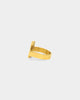 NXS Cross Ring Gold