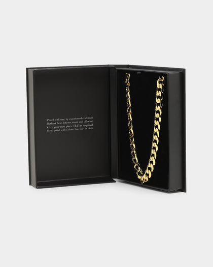 NXS Angular Curb Chain Gold