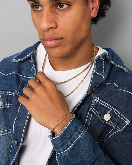 NXS Wheat Bracelet Gold